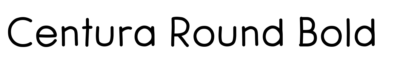 Centura Round Bold